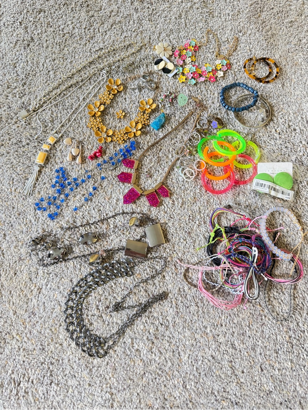 Jewelry Colorful Fashion bundle-Necklaces earrings Rings Pura Vida Bracelets